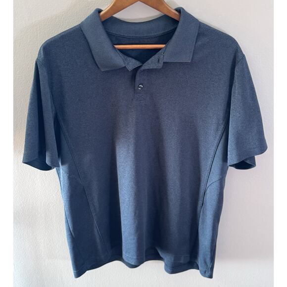Fila Sport Polo Shirt Mens XL Short Sleeve Collared Button Golf Gray - Picture 1 of 3